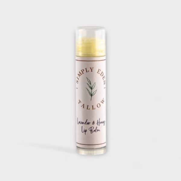 Tallow Lip Balm with Lavender Honey – Nourish & Protect – Simply Eden ...