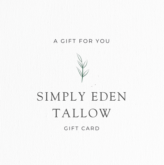 Simply Eden Tallow Gift Card